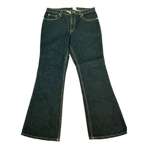 Jordache Womens Jeans 13/14 Cotton Bootcut Black Denim